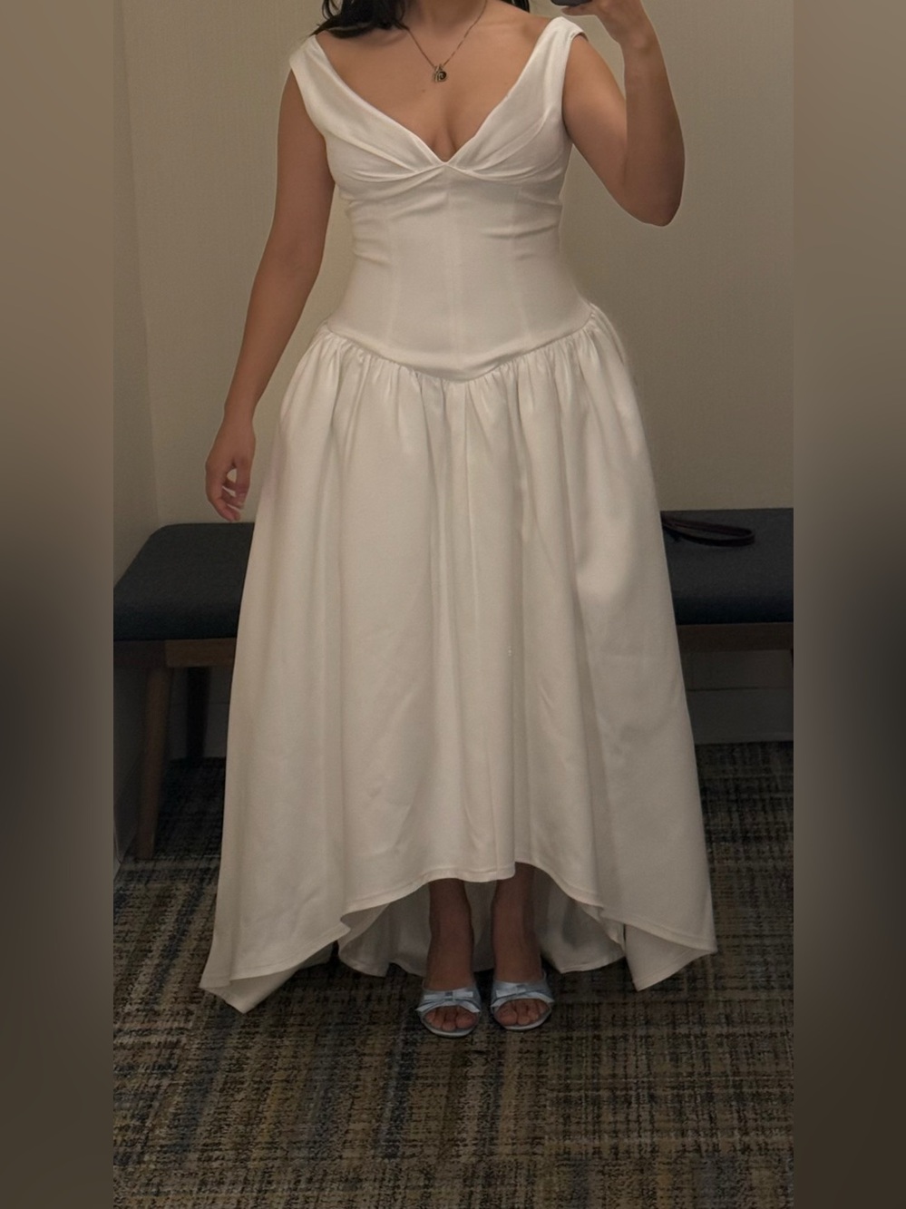 High-Low Miss Circle Wedding dress